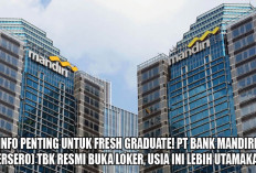 Info Penting untuk Fresh Graduate! PT Bank Mandiri (Persero) Tbk Resmi Buka Loker, Usia Ini Lebih Diutamakan!