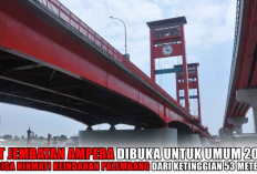 Lift Jembatan Ampera Dibuka Untuk Umum 2025, Nikmati Keindahan Palembang dari Ketinggian 53 Meter