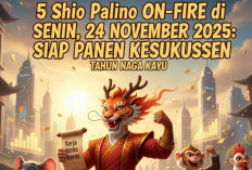 Senin Kok Berasa Jumat? 5 Shio Paling Cuan di 24 November 2025, Banjir Keberuntungan dari Pagi Sampai Malam