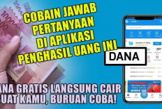 Cobain Jawab Pertanyaan di Aplikasi Penghasil Uang Ini, DANA Gratis Langsung Cair Buat Kamu, Buruan Coba!