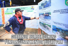 Kantor Bupati PALI Bakal Dibangun, Gubernur Herman Deru Ingatkan Ga Perlu Mewah dan Larang Sentuh Hak Pegawai