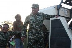 Dukung Ketahanan Pangan, Danrem Gapo Hadiri Panen Raya TNI Terhubung Langsung dengan Presiden RI