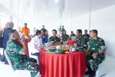 Berikut Paparan Dandim Palembang Tentang Pembangunan KDKMP Ke Wakil Panglima TNI