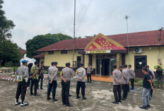 Gelar Apel Rutin, Polsek Tanjung Raja Ingatkan Program Ini pada Anggota Bhabinkamtibmas