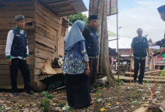 Alhamdulillah! Rumah Sahirman Warga Desa Lubuk Mabar Lahat Dibedah, Kondisinya Sudah Tak Layak Huni