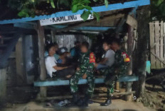 Patroli Rutin, 2 Babinsa Koramil 405-09 Kota Agung Lakukan Mitigasi Kolaborasi di Wilayah Ini