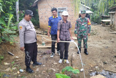 Air Sumur Bor Desa Jagabaya Lahat Mengucur Segar, Ini Penampakannya 