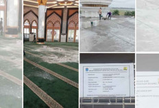 Anggaran Hampir Rp 1.5 M Digunakan Untuk Ini di Masjid Agung An-Nur, Anehnya Kok Masih Bocor dan Plafon Ambruk