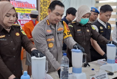 Ternyata Ini Tujuan Polrestabes Palembang Blender 2,1 Kg Sabu