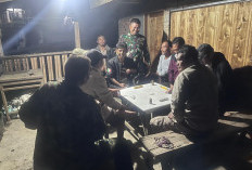 Babinsa Koramil 405-10 Pagaralam dan 4 Ronda Malam Pantau Situasi Lingkungan Masyarakat