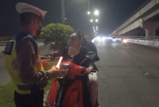 Satlantas Polrestabes Palembang Gelar Razia Malam Minggu, Inilah Hasilnya