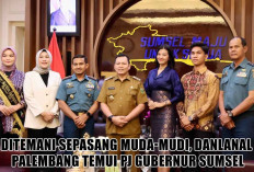 Ditemani Sepasang Muda-Mudi, Danlanal Palembang Temui Pj Gubernur Sumsel, Bahas Apa Ya?