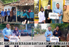 Beragam Bantuan PT SBS di Muara Enim, dari Bedah Rumah dan Renovasi Pustu, Bangun Drainase lalu Paving Blok TK