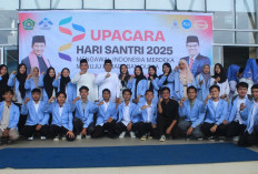 Mahasiswa PBSB Ikut Apel Hari Santri 2025, Begini Pesan Rektor UIN Raden Fatah Palembang