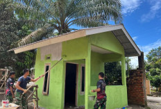 Semangat Juang 45, Satgas TMMD Kodim Lahat Percepat Pembangunan Sasaran Fisik di Desa Lubuk Tampang