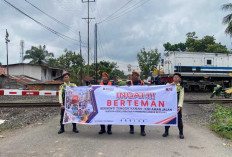 KAI Divre III Palembang Kampanyekan Budaya Kesadaran Keselamatan, Begini Caranya