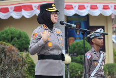 Apel Perdana, Kapolres Ogan Ilir yang Baru AKBP Rizka Aprianti Tekankan ini
