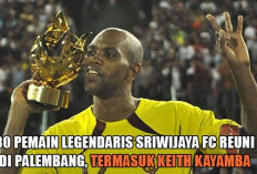 30 Pemain Legendaris Sriwijaya FC Reuni di Palembang, Termasuk Kayamba Gumbs