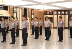 Kapolri Pimpin Upacara Korps Raport Kenaikan Pangkat Pati Polri, Berapa Perwira Tinggi Naik Pangkat 