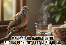 Jarang Diketahui! Ini Manfaat Air Hangat untuk Burung Perkutut Saat Musim Hujan