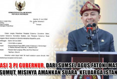 Rotasi 3 Pj Gubernur, dari Sumsel Agus Fatoni Masuk ke Sumut, Misinya Amankan Suara ‘Keluarga Istana’?