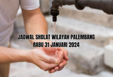 Jadwal Sholat Wilayah Palembang Beserta Niat, Hari Ini Rabu 31 Januari 2024