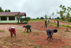 Beginilah Kepedulian Satgas Yonif 144 Jaya Yudha Terhadap Rumah Ibadah