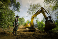 Progres Akses Jalan 2 KM TMMD 128 Kodim 0405 Lahat Terus Berlangsung 