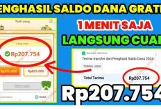 Saldo Dana Gratis Rp207 Ribu Langsung Cair Dalam Sekejap, Hanya dengan Main Aplikasi Penghasil Uang Ini