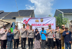 Dukung Program Kesejahteraan Nasional, Polda Sumsel Gelar Bedah Rumah di Banyuasin
