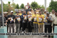  Tebar Kebaikan di Palembang, Pusri Salurkan 28.000 Paket Bahan Pangan Ramadan 2026