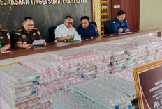 Kejati Sumsel Pamerkan Tumpukan Uang Rp219 Miliar, Pelunasan Kerugian Negara Kasus Korupsi Kredit Perbankan
