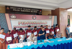 Ditresnarkoba Polda sumsel blender Sabu dan Ekstasi Hasil Ungkap Kasus di 2 Bulan Ini