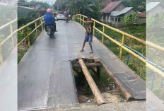 Diperbaiki Asal Jadi! Jembatan Provisi di Ogan Ilir Ini Makin Parah, Janji Perbaikan Lagi Jumat atau Sabtu Ini