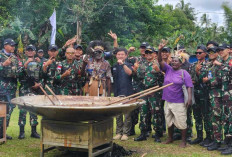 Satgas Pamtas RI-PNG Ini Kolaborasi Masak Bersama di Kampung Ima, Dengan Siapa?