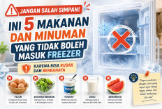 Jangan Salah Simpan! Ini 5 Makanan dan Minuman yang Tidak Boleh Masuk Freezer karena Bisa Rusak dan Berbahaya