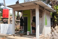 Akhirnya Infastruktur Program TMMD ke-128 Kodim Lahat di Desa Lubuk Tampang Selesai