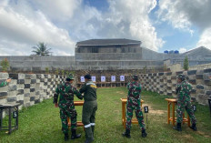 Asah Profesionalitas, Tingkatkan Kemampuan Prajurit Korem Gatam Latihan Menembak