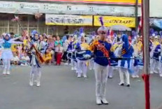 MEMUKAU! Satu-satunya Mayoret Laki-laki, Hantarkan SMPN 3 Lahat Juara Pertama, Siapakah Dia