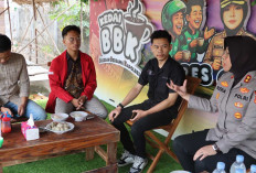 Kapolres Ogan Ilir Ngopi Bareng Mahasiswa, ini Tujuannya