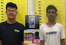 Polrestabes Palembang Gagalkan Peredaran Sabu dan Liquid Vape Etomidate, Dua Tersangka Ditangkap