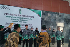 ‎HMI Cabang (P) Lahat Resmi Dilantik, Bursah Zarnubi : Pencetak Intelektual Kritis dan Berdaya Guna