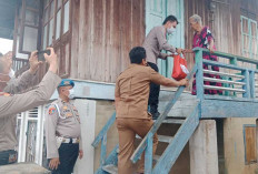 Door to Door Cegah Karhutla, Polres Muara Enim Edukasi Warga hingga Salurkan Bansos
