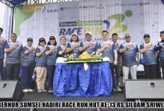 Race Run HUT Ke-13 RS Siloam Sriwijaya, Gubernur Herman Deru Dorong Masyarakat Hidup Sehat