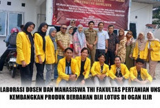 Kolaborasi Dosen dan Mahasiswa THI Fakultas Pertanian Unsri, Kembangkan Produk dari Biji Lotus di Ogan Ilir