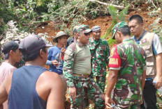 Bencana Alam di Lebong, Dandim 0409/RL Wilayah Kodam II/Swj Turun Langsung Kelokasi Longsor