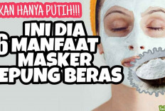 6 Manfaat Masker Tepung Beras untuk Wajah, Bikin Kinclong Dijamin Makin Cantik