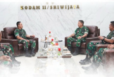 Pangdam II Sriwijaya Terima Kunjungan Dirsen Pussenkav, Apa Pembahasannya