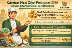 Ketentuan Nisab Zakat Pendapatan 2026 Menurut BAZNAS, Simak Cara Hitungnya!