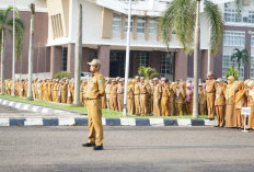 Tegaskan Komitmen, Wali Kota Prabumulih Minta ASN Disiplin dan Profesional Saat Pimpin Apel